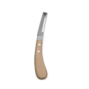 Hoof knife 1.5 Edge with wooden handle