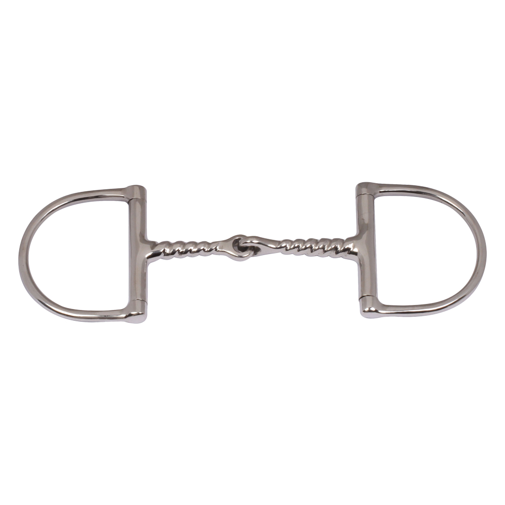 Large Racing Dee Bit with Corkscrew Single Jointed