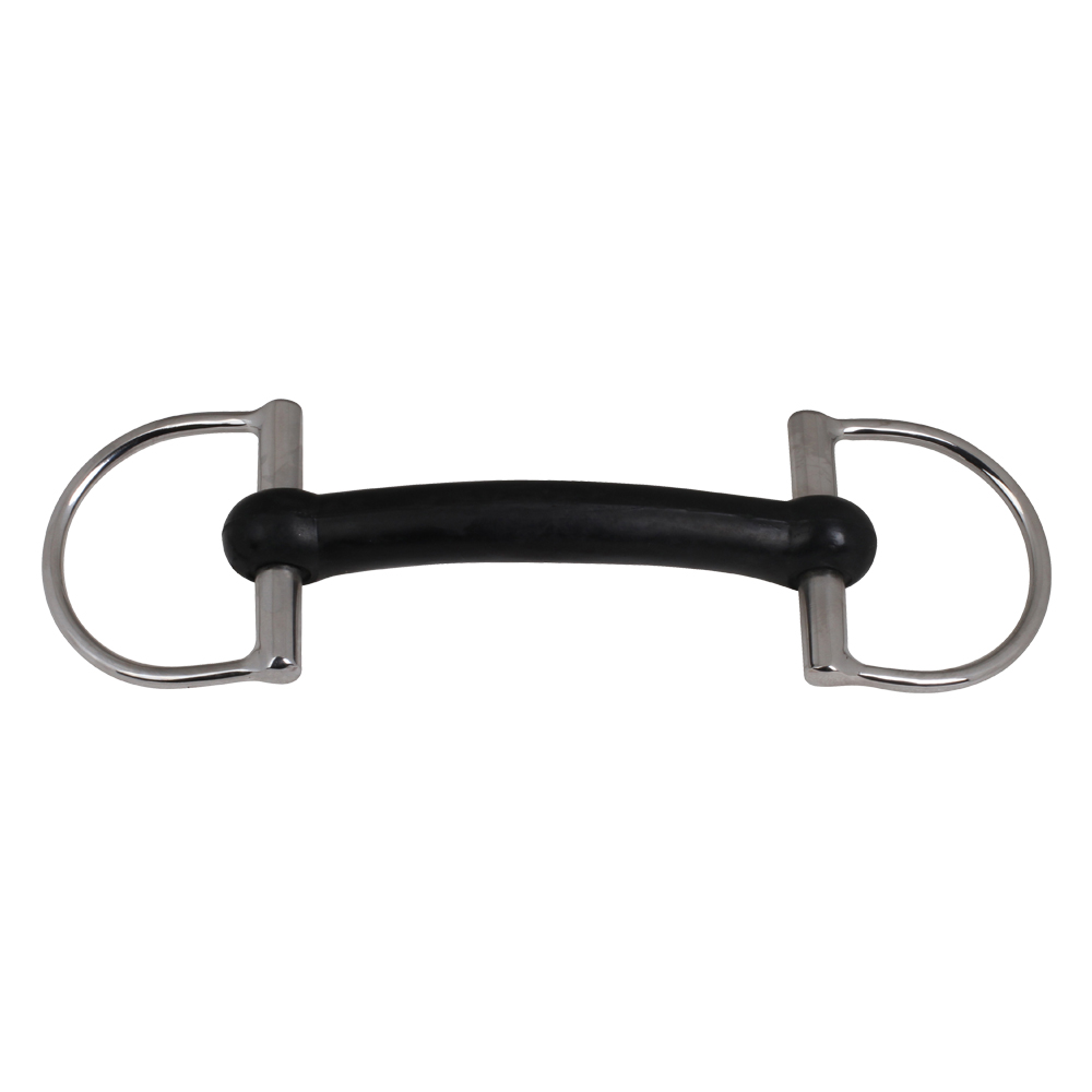 Dee Bit Rigid Mouth Rubber Bit