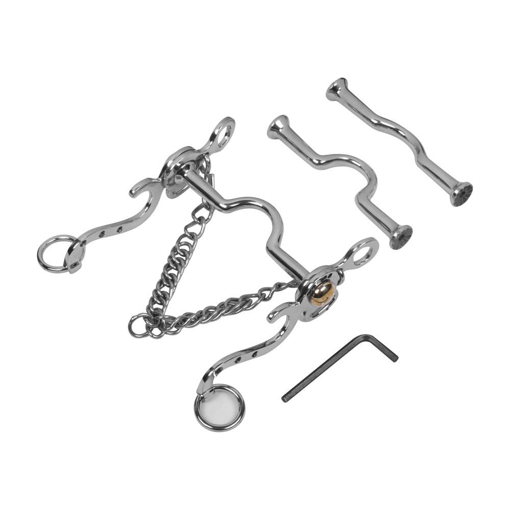 Weymouth Adjustable System with Loop, Fitted with Medium Port