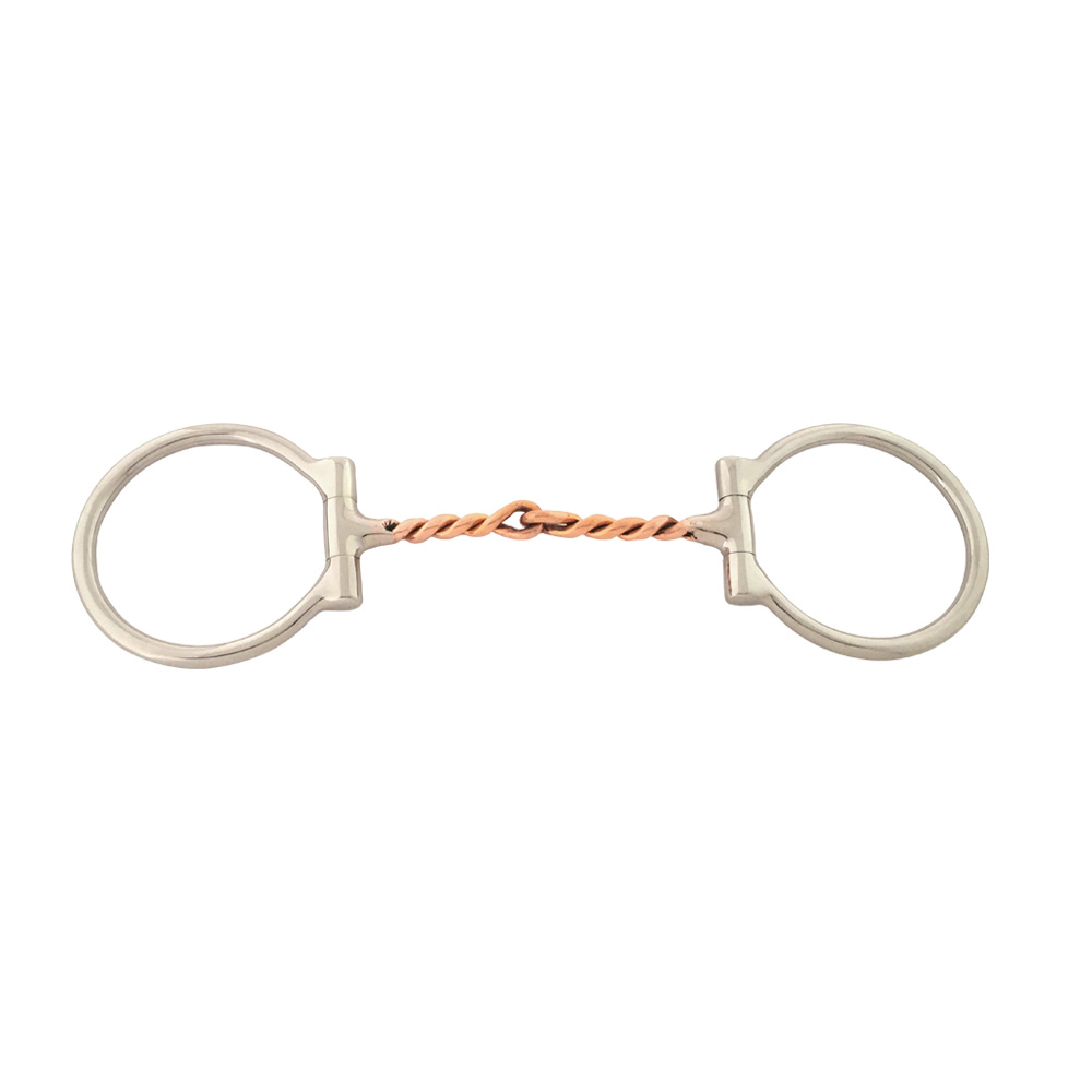 D Ring Snaffle Twisted Mouth