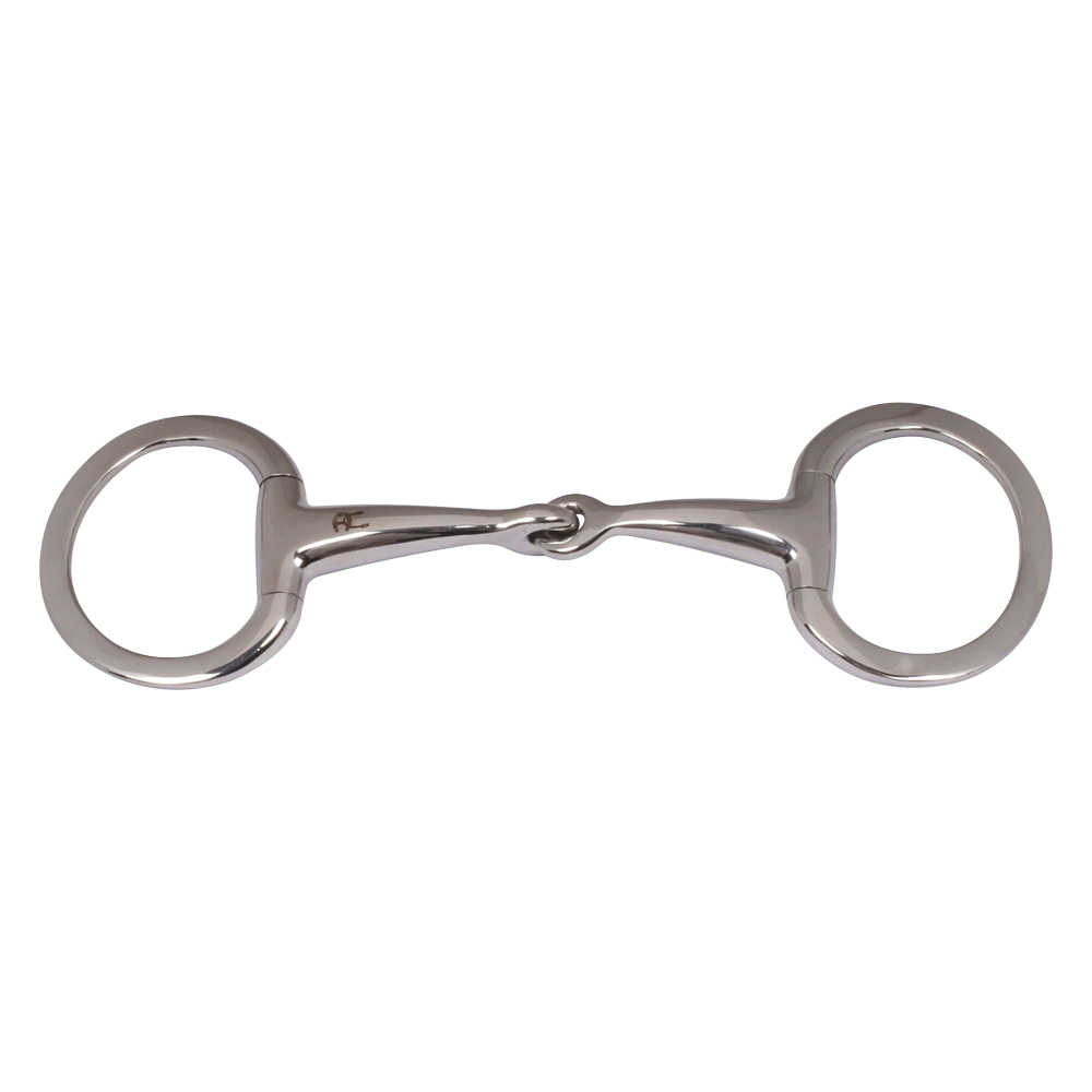 Eggbutt Snaffle Single Jointed Regular Mouth Bit