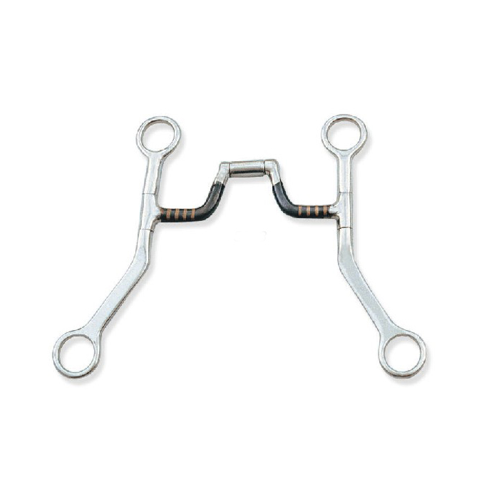 Reining Horse Bit with Hinge Ported Mouth