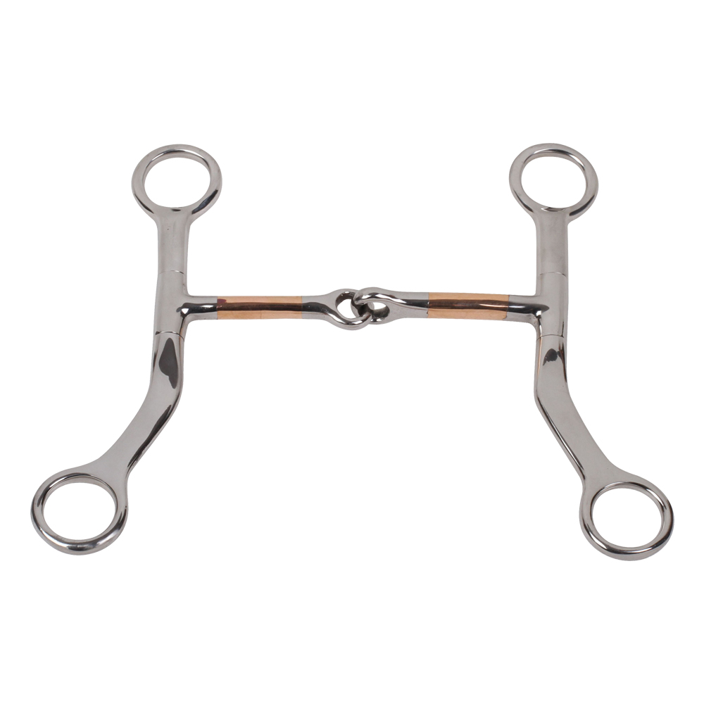Reining Bit Jointed Copper Mouth