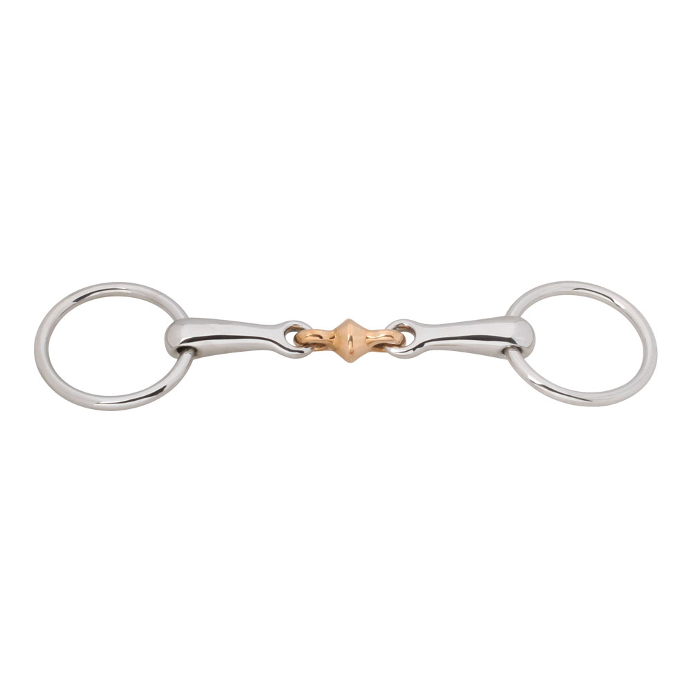 Loose Ring Double Jointed Ball Link Snaffle