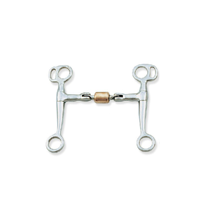 Colt Hinjed Copper Roller Snaffle